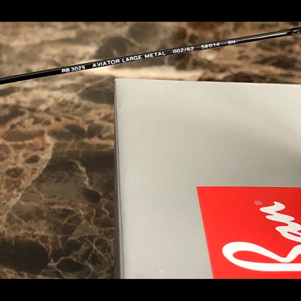 💥BEST DEAL💥Rayban Aviator RB3025 Black G-15 - Picture 5 of 8